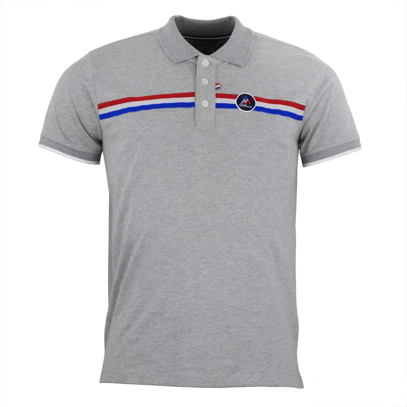 Image of Polo shirt Peak Mountain Ceroce Gris Male M