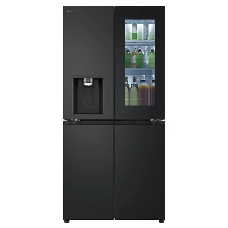 Image of LG InstaView GMG860EPBE Smart Fridge Freezer - Matte Black 8806096071878