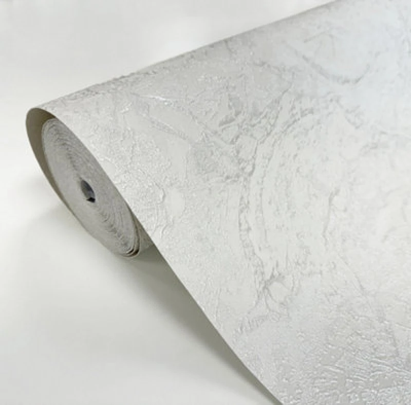 Image of Rasch Orvieto Marble Heavyweight Wallpaper - Ice White