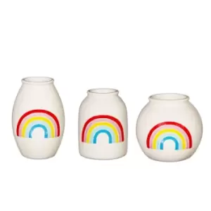 Image of Sass & Belle Chasing Rainbows Vases- Set of 3