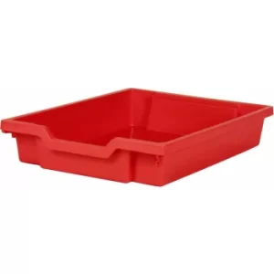 Image of Gratnells Shallow Education Storage Tray 312 x 427 x 75mm Flame Red