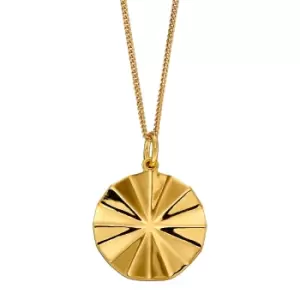 Image of Gold Plated Beveled Cut Necklace