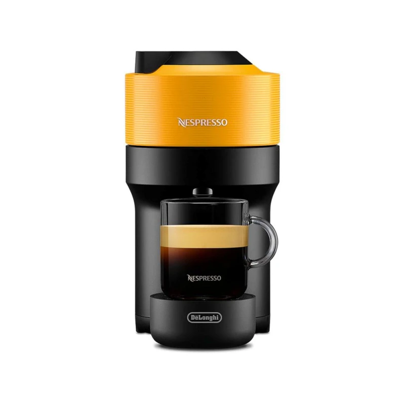 Image of Nespresso by DeLonghi Virtuo Pop ENV90.B Coffee Machine - Yellow, Yellow,Black 8004399034228