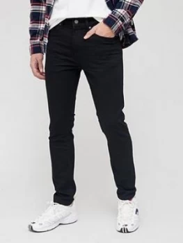 Image of Tommy Jeans Tjm Austin Slim Tapered Fit Stretch Jeans - Black