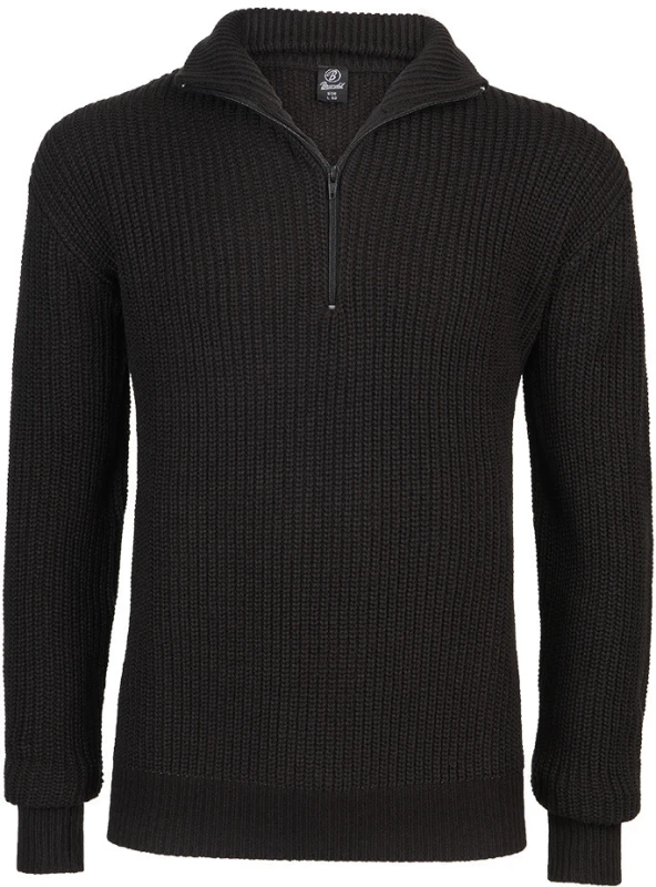 Image of Brandit Marine Troyer Knit jumper Black M Men