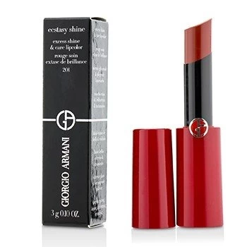 Image of Armani Ecstasy Shine Lipstick Various Shades 201 Scarlatto 3g