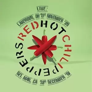 Image of Live Lakewood OH 21st November 89/Del Mar CA 29th December 91 by Red Hot Chili Peppers CD Album
