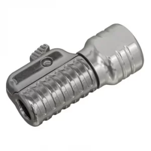 Image of Straight Swivel Tyre Inflator Clip-on Connector 1/4" BSP (F)