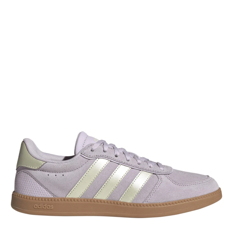 Image of adidas Breaknet Sleek Suede Womens Shoes Lilac Ice female 5 (38)