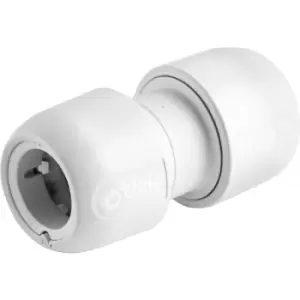 Image of Hep2O Straight Connector 22mm (10 Pack) in White Plastic