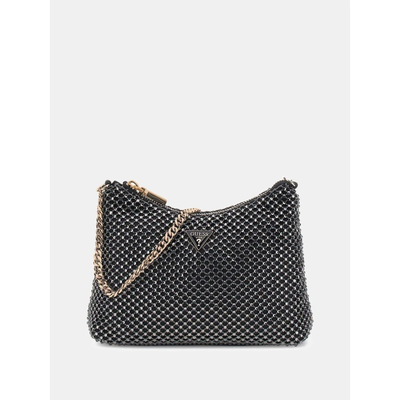 Image of Guess Womens Zalina Shoulder Bag Black female One Size