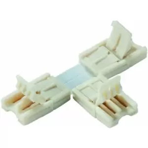 Image of Led Strip Tape 3 Way Female Cross Coupler Connector IP20 Lighting Socket Joiner