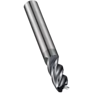 Image of S262 10.00X1.5MM Carbide 4 Flute Short Series Corner Radius End Mill - ALCRN Coated