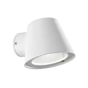 Image of Gas 1 Light Outdoor Wall Light White IP43, GU10