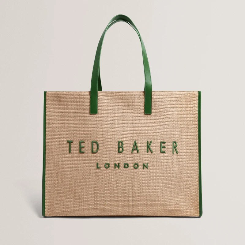 Image of Ted Baker Ted Raff Lrg IconBag Ld62 Green female One Size
