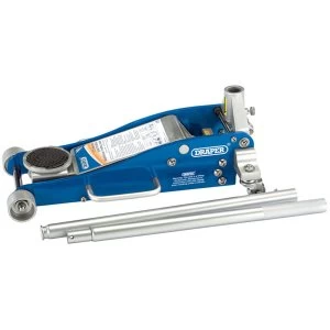 Image of Draper Aluminium and Steel Trolley Jack (2.5 tonne)