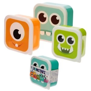 Image of Set of 3 Lunch Boxes - Monstarz Monster