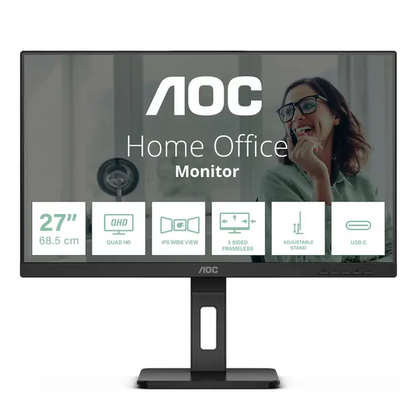 Image of AOC 27" Q27P3CV Quad HD IPS LED Monitor