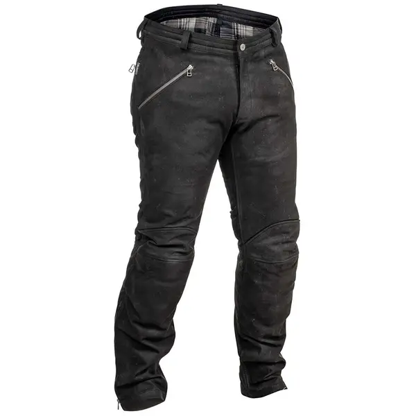 Image of Halvarssons Sandtorp Leather Pants Black Size 56