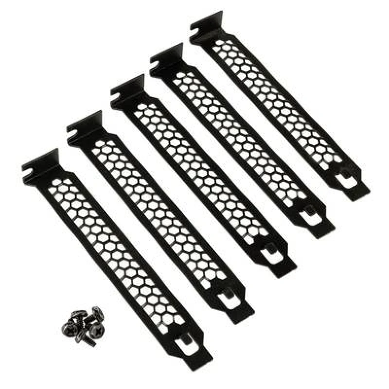 Image of Kolink PCI Black Case Slot Covers - 5 Pack