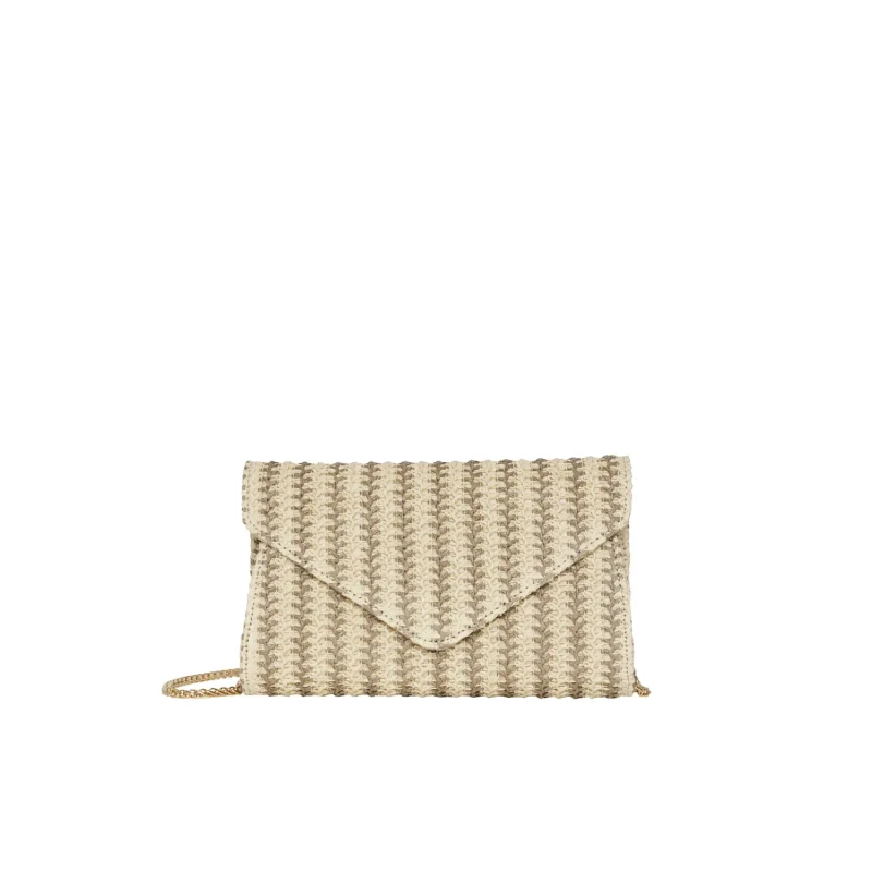 Image of Pieces Shoulder Bag For Her Pieces Mette Beige Female TU