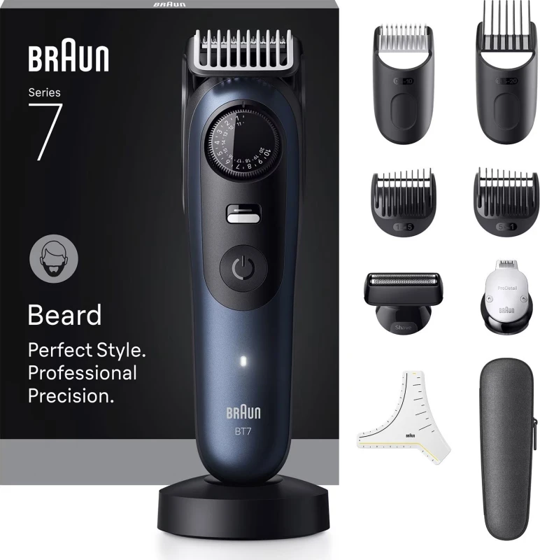 Image of Braun Series 7 Mens Shaver - Black / Blue