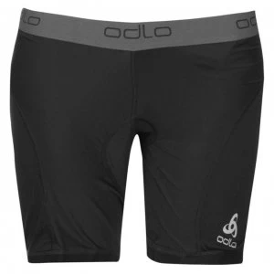 Image of Odlo Womens Cycling Wind Under Shorts - Black