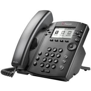 Image of Polycom VVX 301 6 Line Desktop Phone
