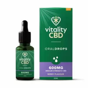 Image of Vitality CBD Berry 600mg CBD Oral Drops 30ml