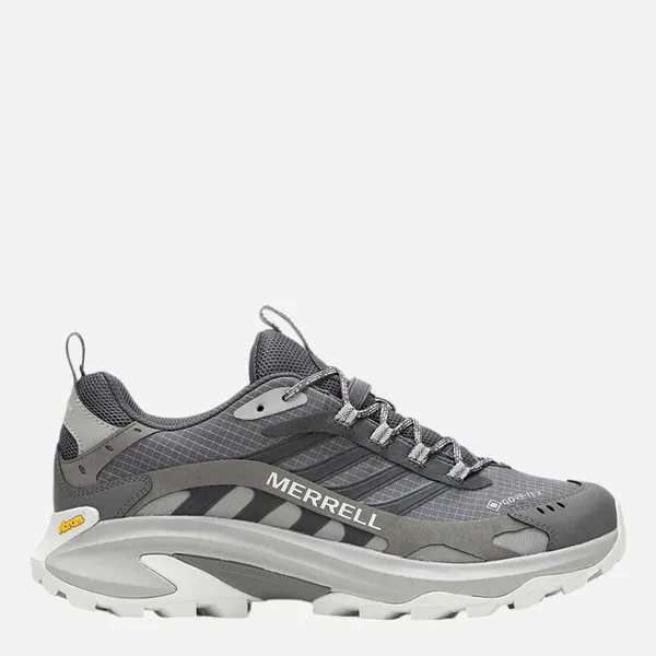 Image of Merrell Mens Moab Speed 2 GTX Waterproof Walking Hiking Shoes Trainers - UK 10.5 Grey male ES3756ASP10H