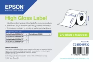 Image of Epson C33S045730 printer label White Self-adhesive printer label