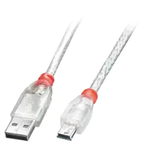 Image of Lindy USB 2.0 Cable A/mini-B 5m