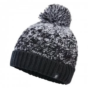 Image of Dare2B Lively II Knit Bobble Beanie - Black/White
