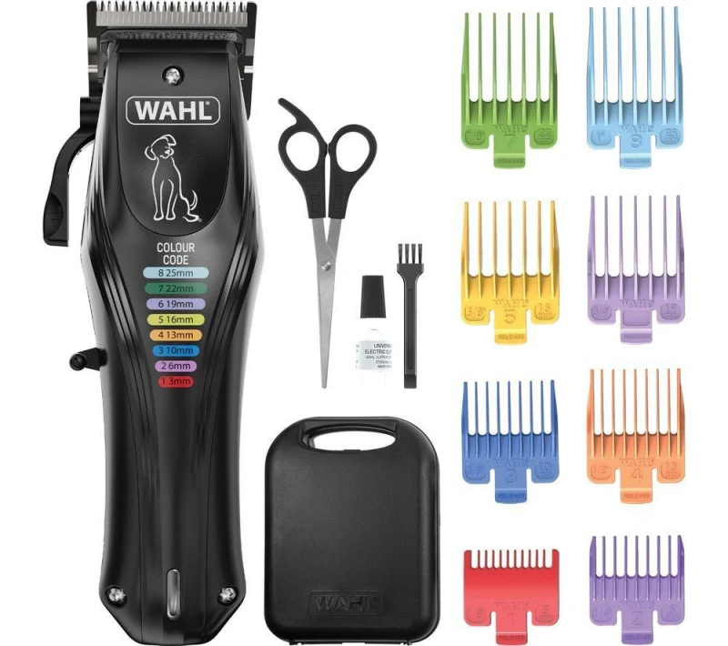 Image of WAHL Colour Pro Cordless Pet Hair Clipper - Black 5037127029541