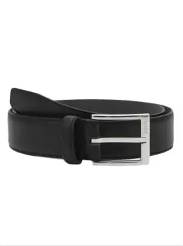 Image of BOSS Leather Belt Black
