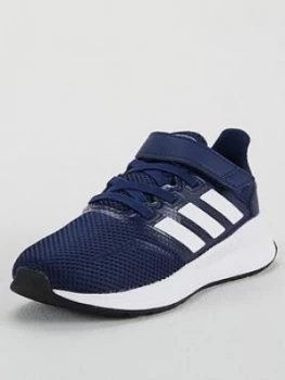 Image of Adidas Runfalcon Childrens Trainers - Dark Blue, Size 11
