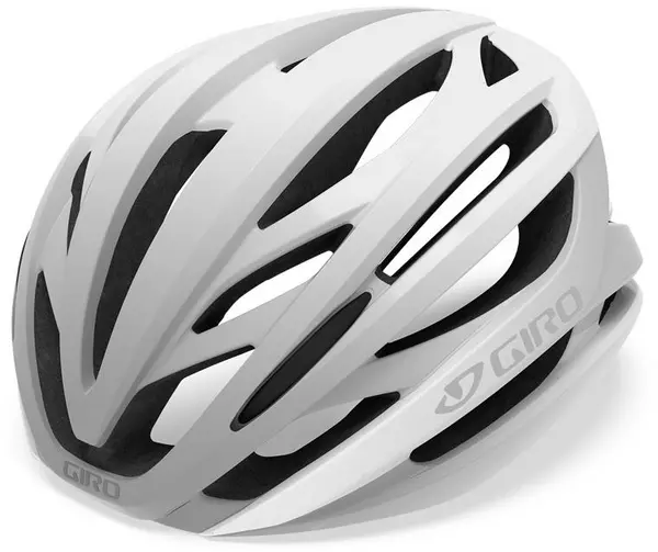 Image of Giro Syntax Mens Road Cycling Helmet M 55-59CM MATTE WHITE/SILVER
