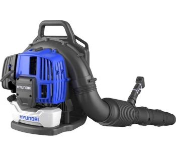 Image of HYUNDAI HYB5200 Backpack Cordless Leaf Blower - Blue & Black