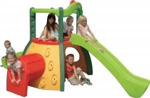 Image of Little Tikes Double Decker Superslide Evergreen Colours.