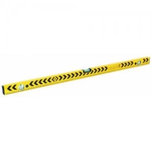 Image of C.K Tools Aluminium Box Section Spirit Level Measure Tool with Vials - 1000mm-3 Vial with Rule