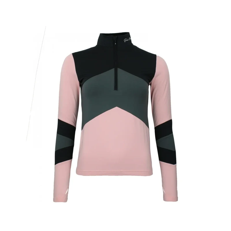 Image of Womens 1st skin t-shirt with zip Peak Mountain Rose Female S