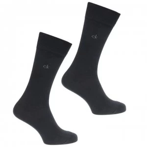 Image of Calvin Klein Carter 2 Pack Socks - Navy