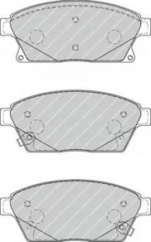 Image of Ferodo FDB4264 Brake Pad Set Front Axle Premier Car