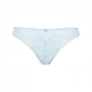 Image of Figleaves Olivia Brazillian Briefs - Ice Blue