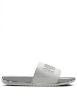 Image of Nike Offcourt Sliders - Grey, Size 8, Men