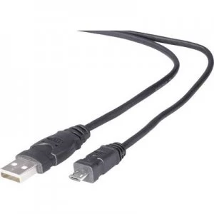 Image of Belkin USB 2.0 Cable [1x USB 2.0 connector A - 1x USB 2.0 connector Micro B] 1.80 m Black gold plated connectors, UL-approved