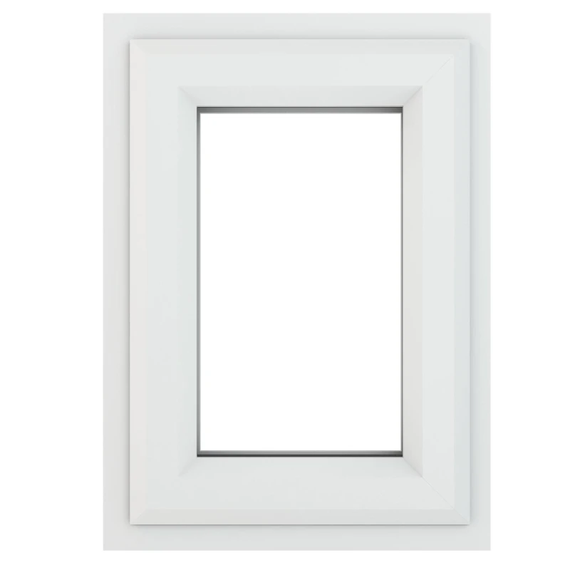 Image of Crystal uPVC Window A Rated Top Opener 610mm x 610mm Clear Glazing - White 3WH610610