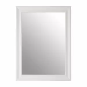 Image of Interiors by PH Premier Housewares Wall Mirror - White Finish