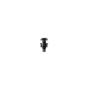 Image of Number Plate Screws & Nuts - Black - No. 6 x 3/4in. - Pack Of 100 31528A CONNECT