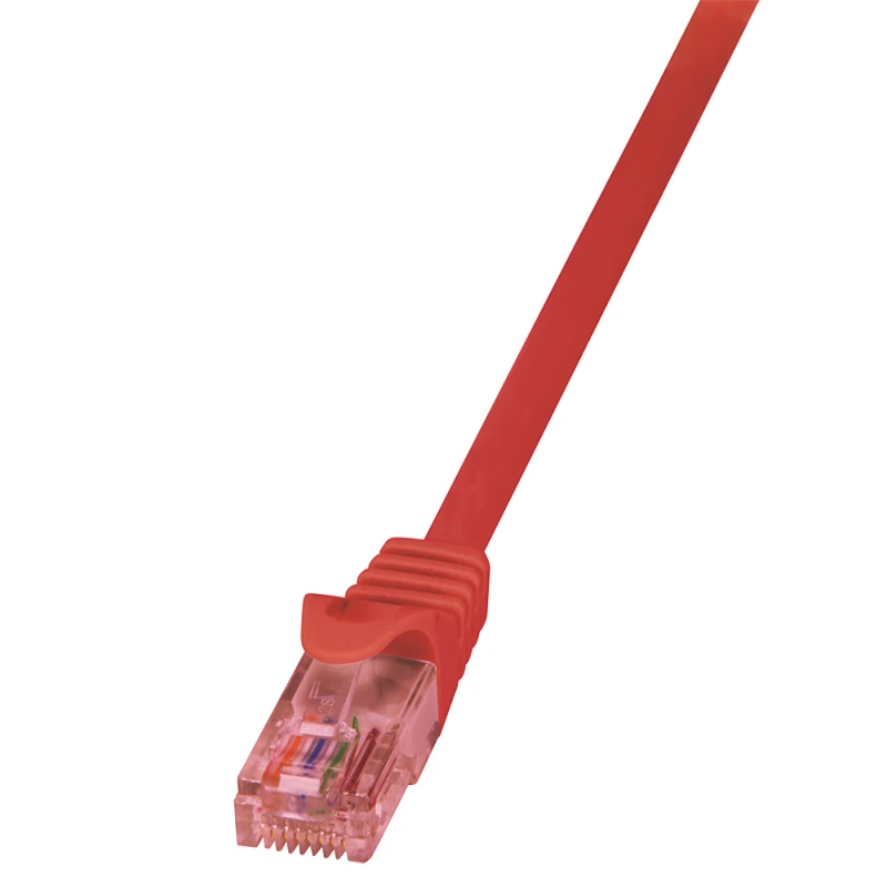 Image of LogiLink 0.25m Cat.6 U/UTP networking cable Red Cat6 U/UTP (UTP)